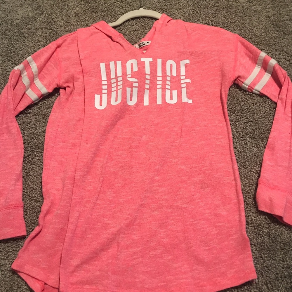 Justice long sleeve pull over